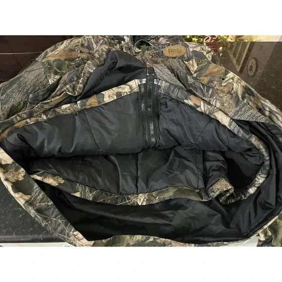 Camo Bear Creek Outfitters Coat Mens Large Heavy Duty Lined Hunting Outdoors XXL - Picture 3 of 16